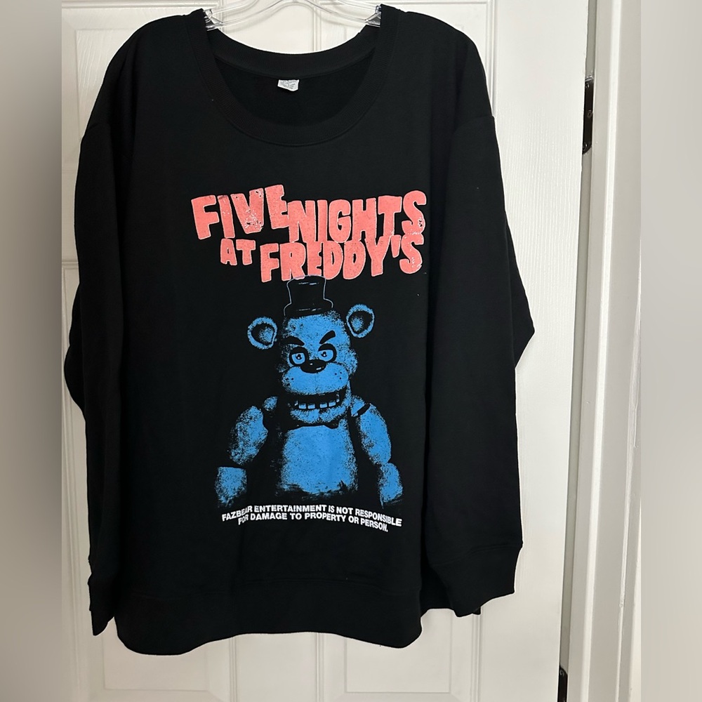 FNAF Five Nights At Freddy’s  crewneck sweater women’s 2X